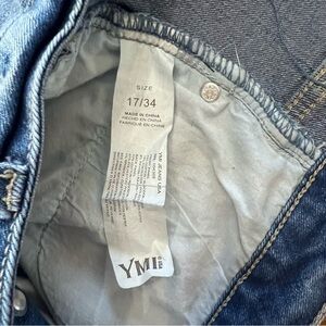 YMI- Dream Authentic Denim, Size 17/34,Blue Denim, Very Good Condition